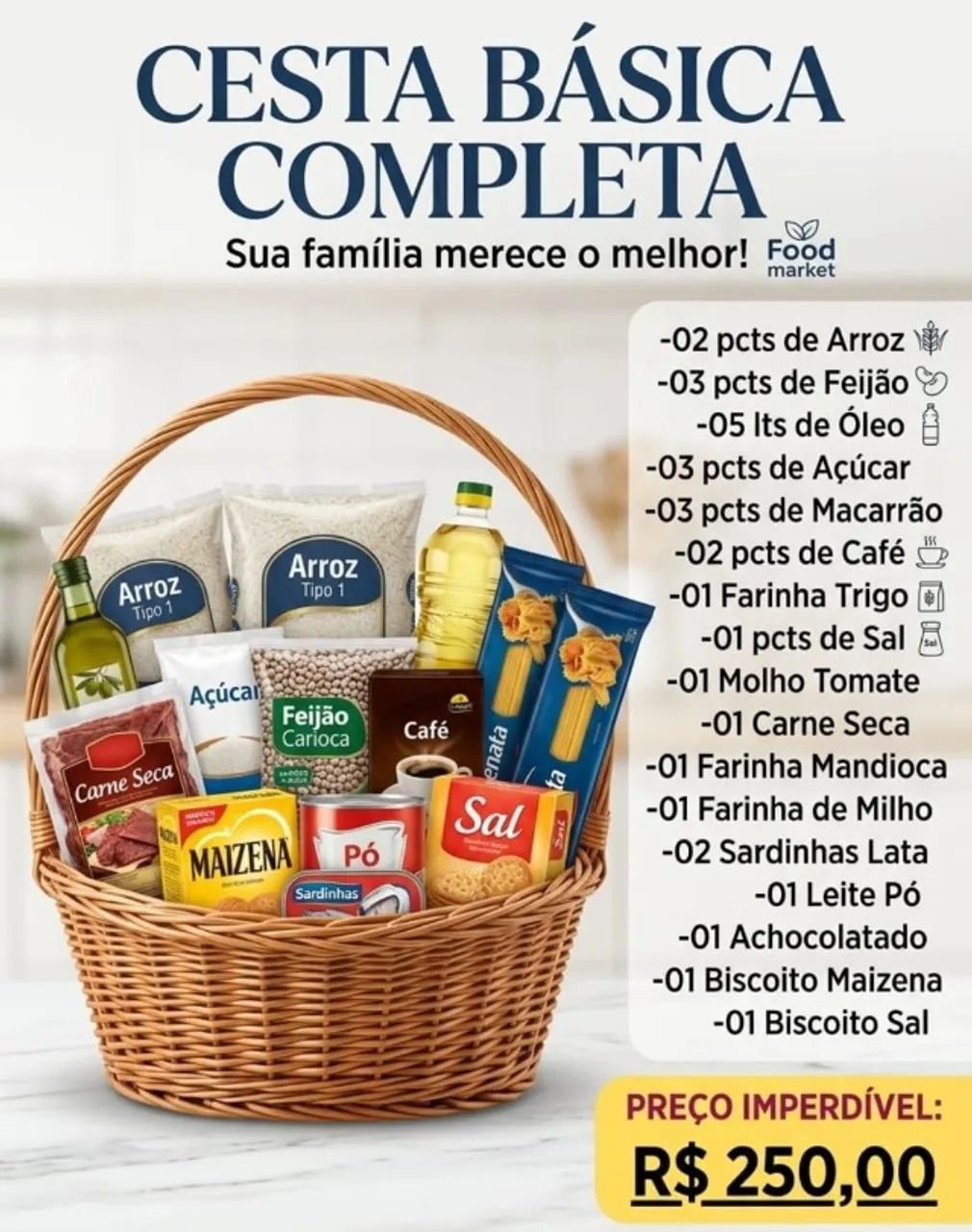 Cesta básica completa - Foto 2