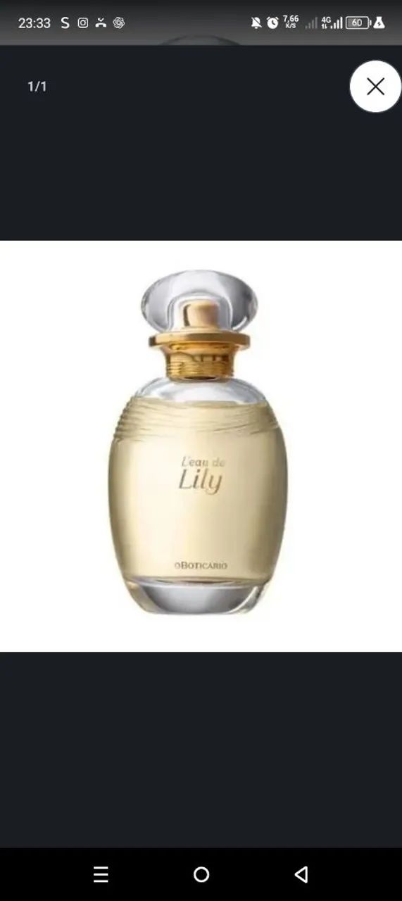PERFUME LILLY O BOTICÁRIO 