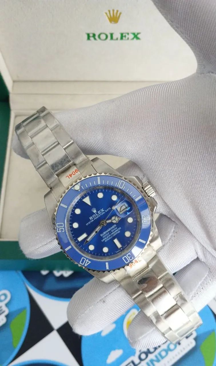 RELOGIO SUBMARINER ALL BLUE SMURF - Acessórios - Torrões, Recife