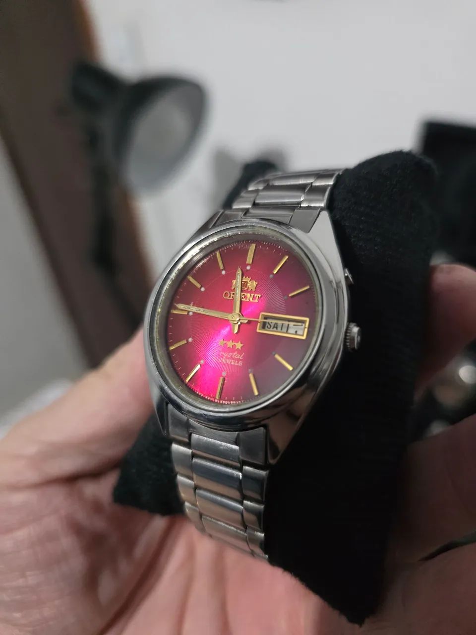 Orient 3 Estrelas Vermelho Raridade!! 
