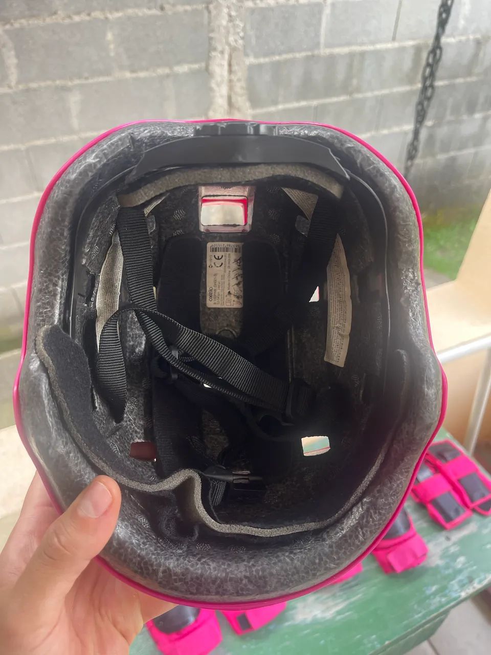 Capacete cotoveleira joelheira munhequeira infantil para patins skate patinete OXELO