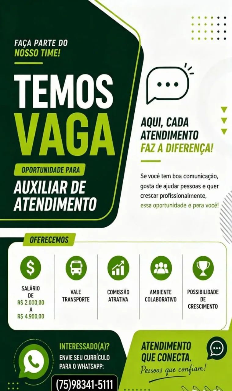 VAGA DE EMPREGO 