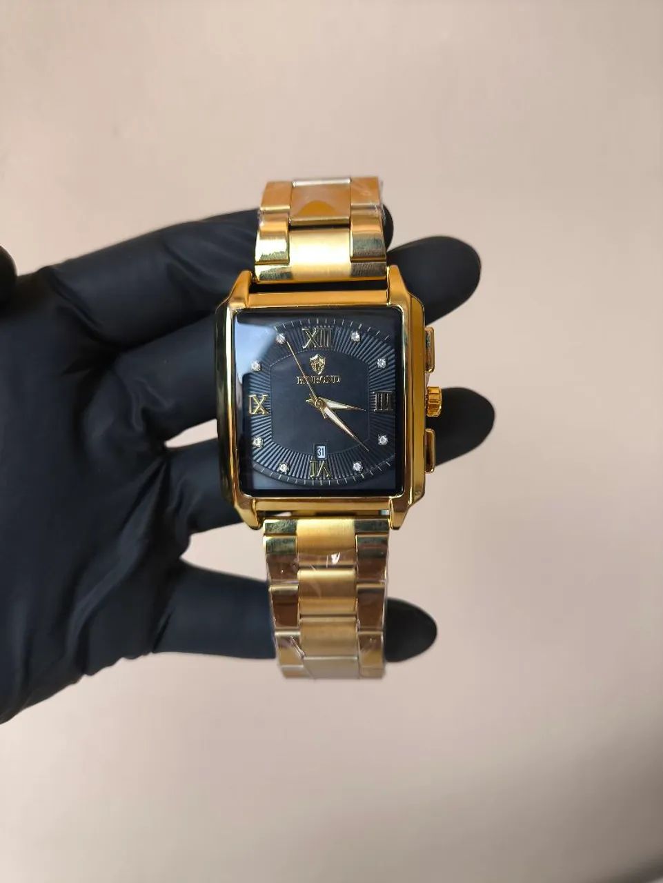 Relógio Masculino BINBOND Dourado