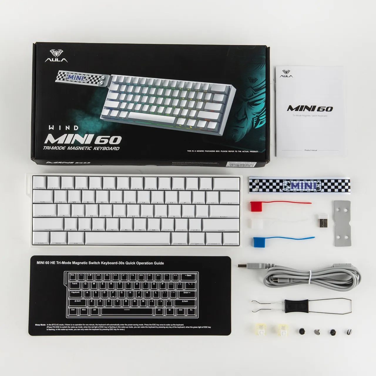 Teclado Magnético AULA Mini60 PRO - Foto 2