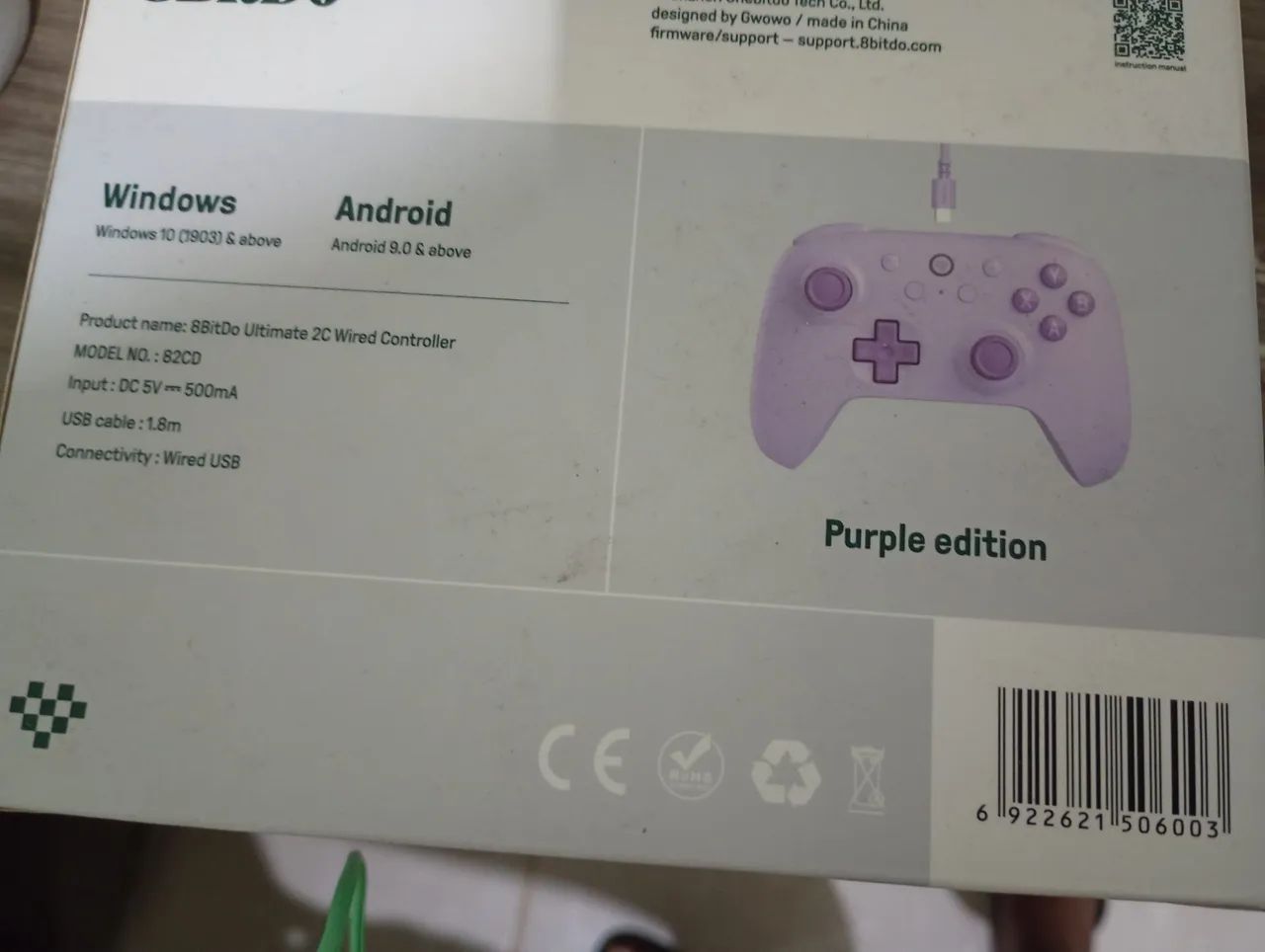 controle 8bitdo com fio - Foto 5