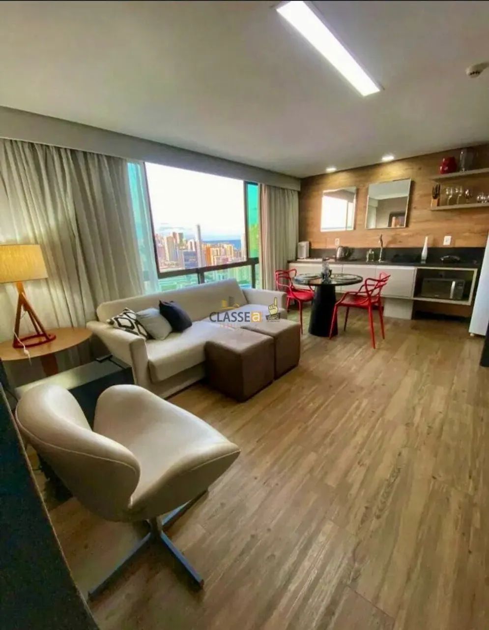 Apartamento Mobiliado com Vista Mar no Pontes Home Stay 2