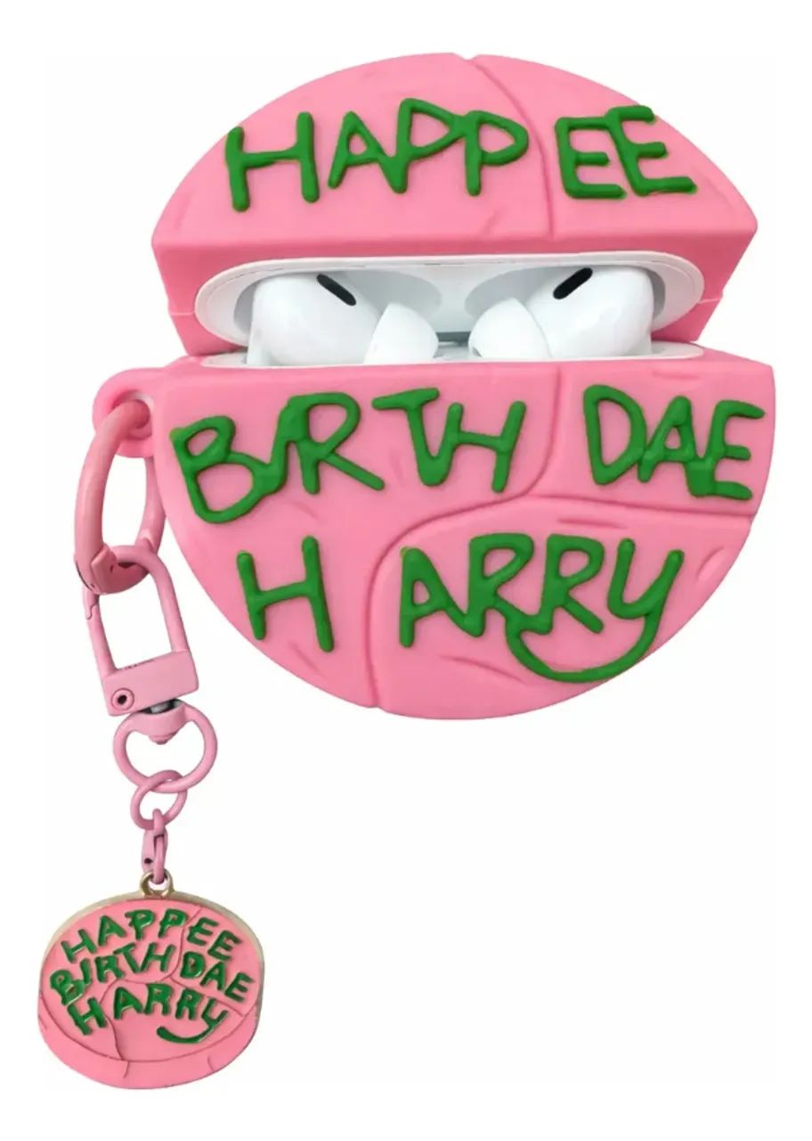 Chaveiro Bolo Rosa do Harry Potter - Capa para AirPod Pro e Pro 2 