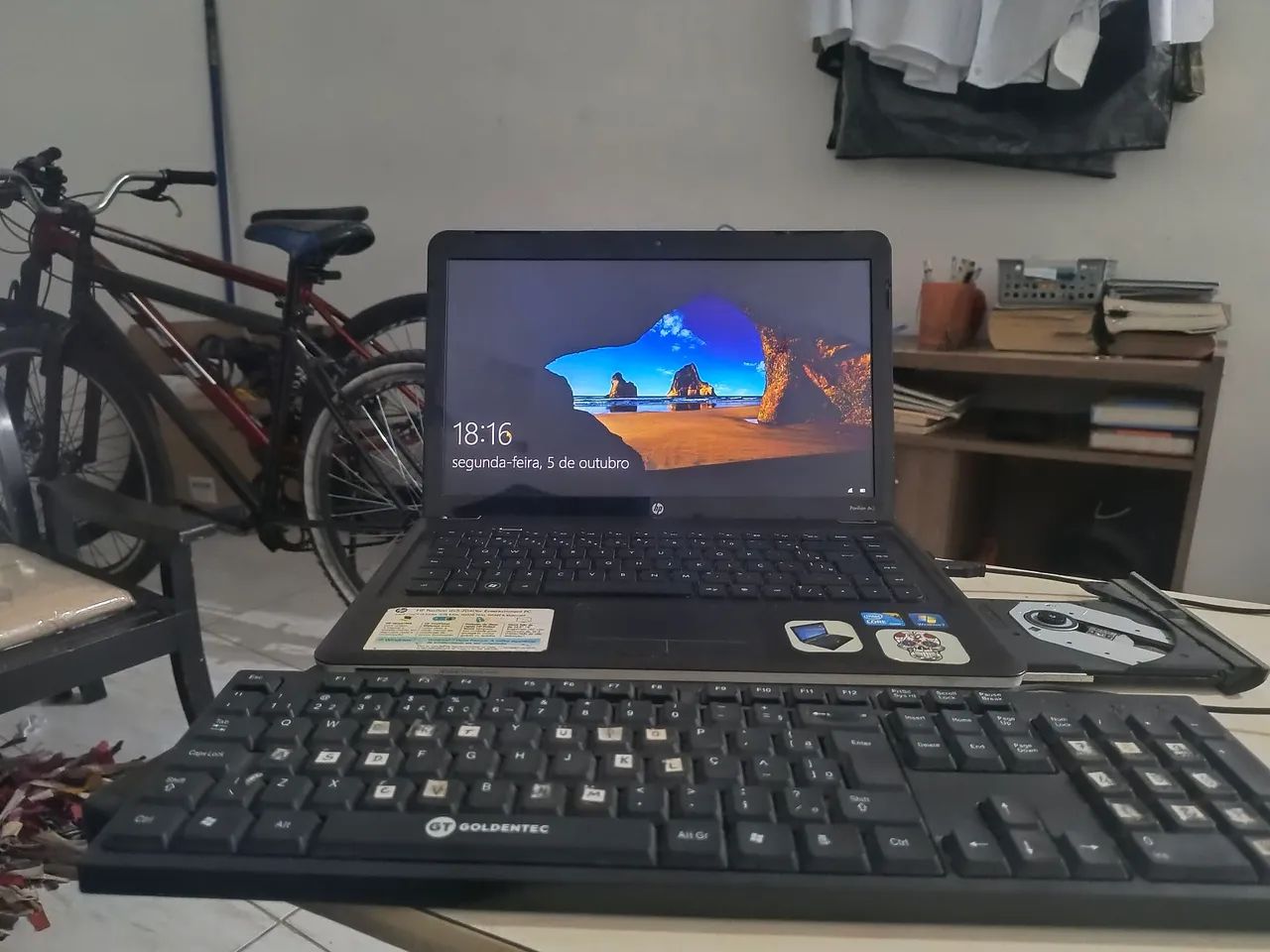 Notebook HP pavilion funcionando de 298 GB com placa de vídeo 64 e 4 de ram - Foto 3