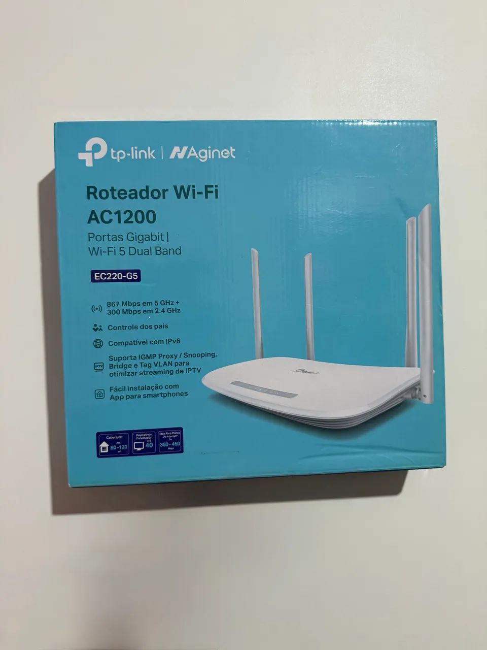Roteador TP-Link / EC220-G5 - novo nunca usado 