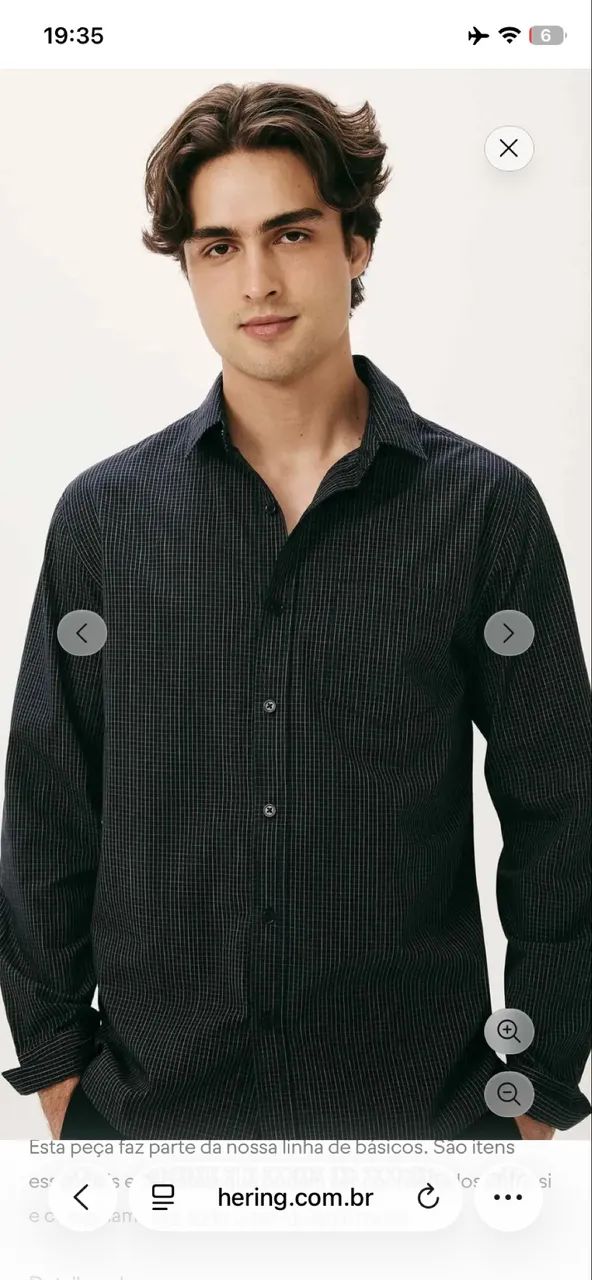 CAMISA HERING NOVA TAMANHO G