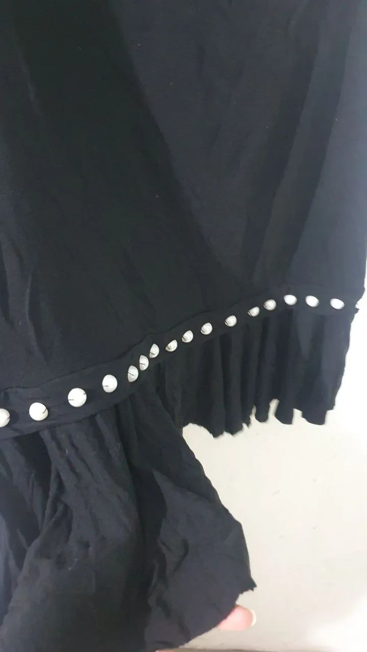 Vestido básico com "pérolas" - Foto 2