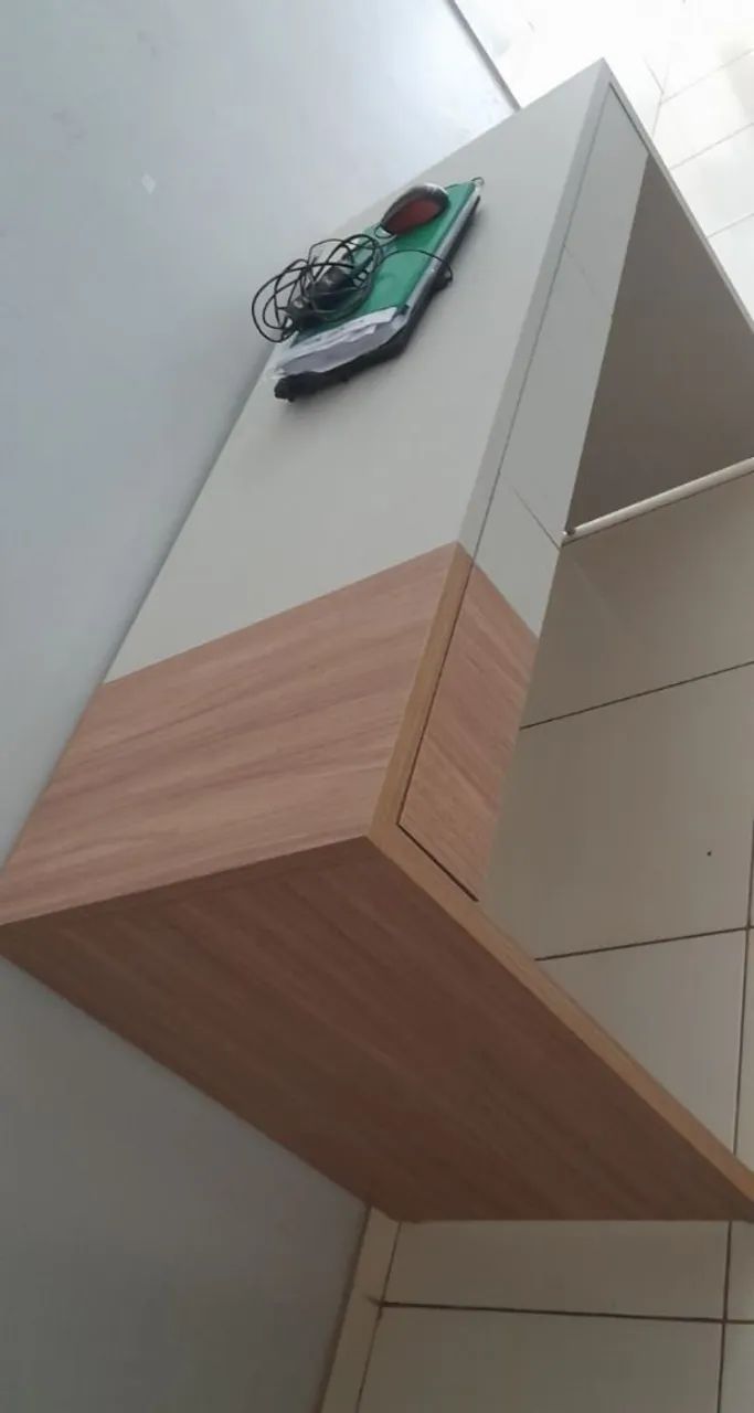 Mesa de estudo 3 gavetas Mdf - Foto 3