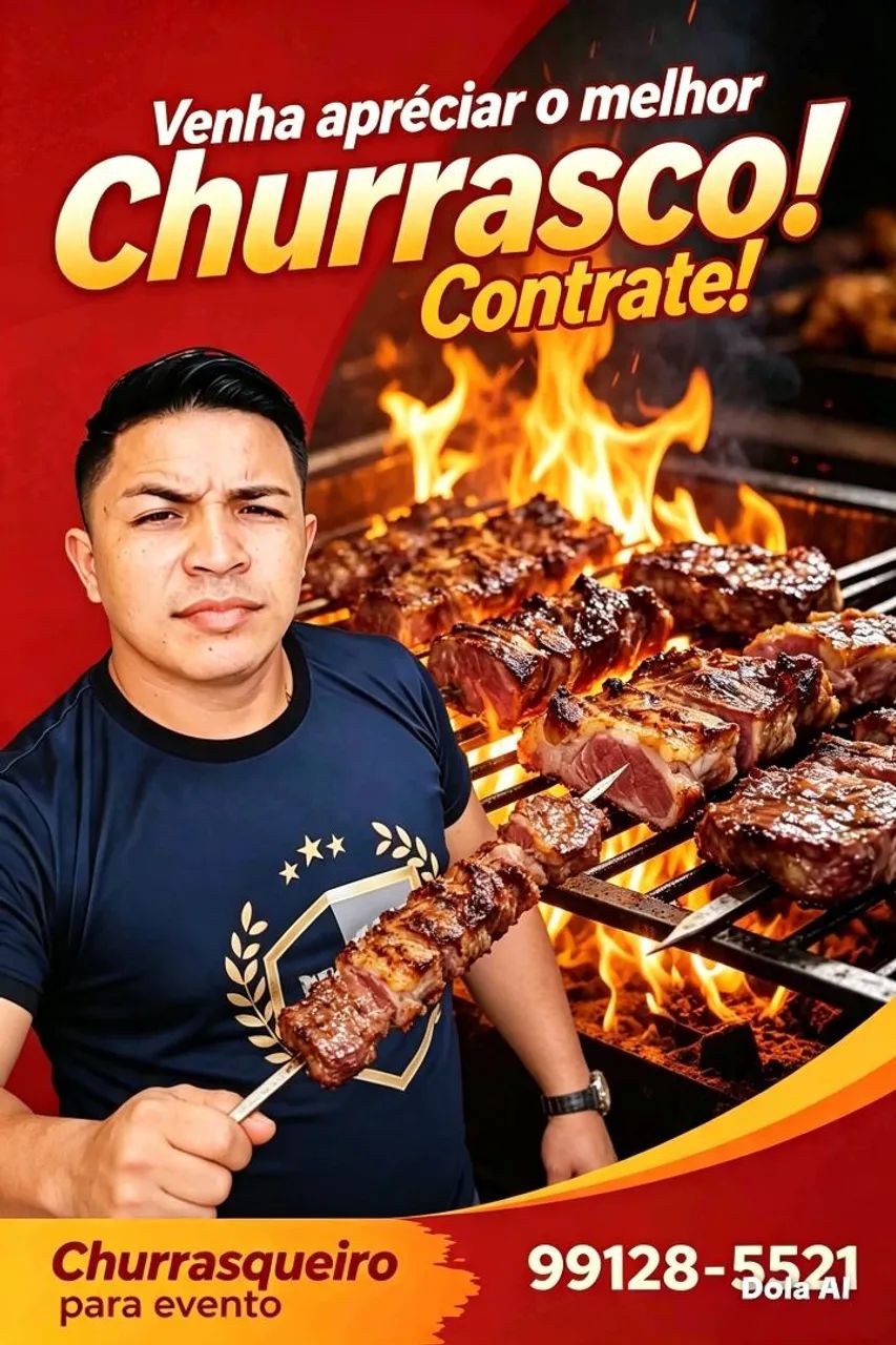 Churrasqueiro profissional 
