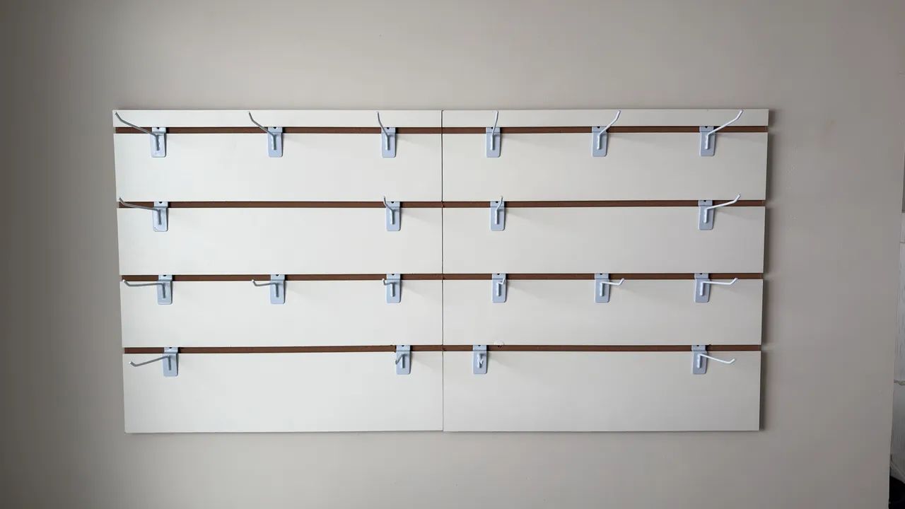 Painel canaletado 60x60 Branco 
