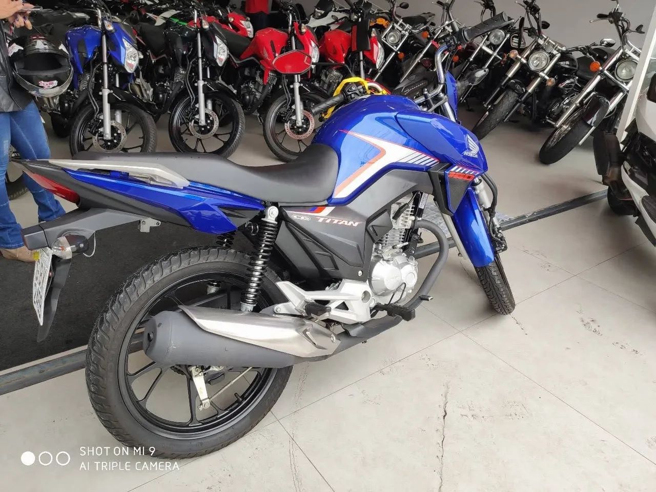 Titan 160 Azul - Nova - Foto 4