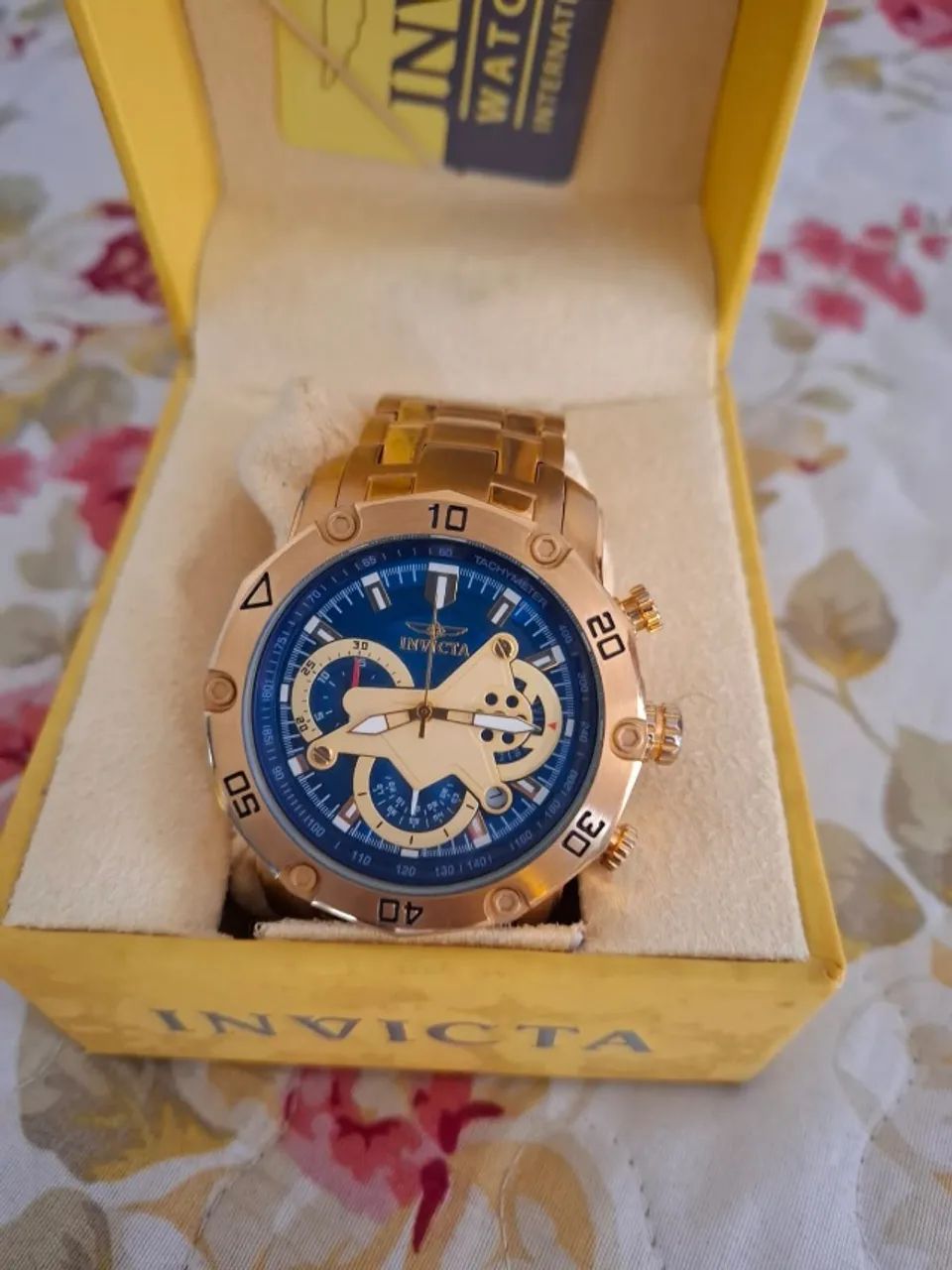 Relógio Invicta Dourado 22765 - Foto 4