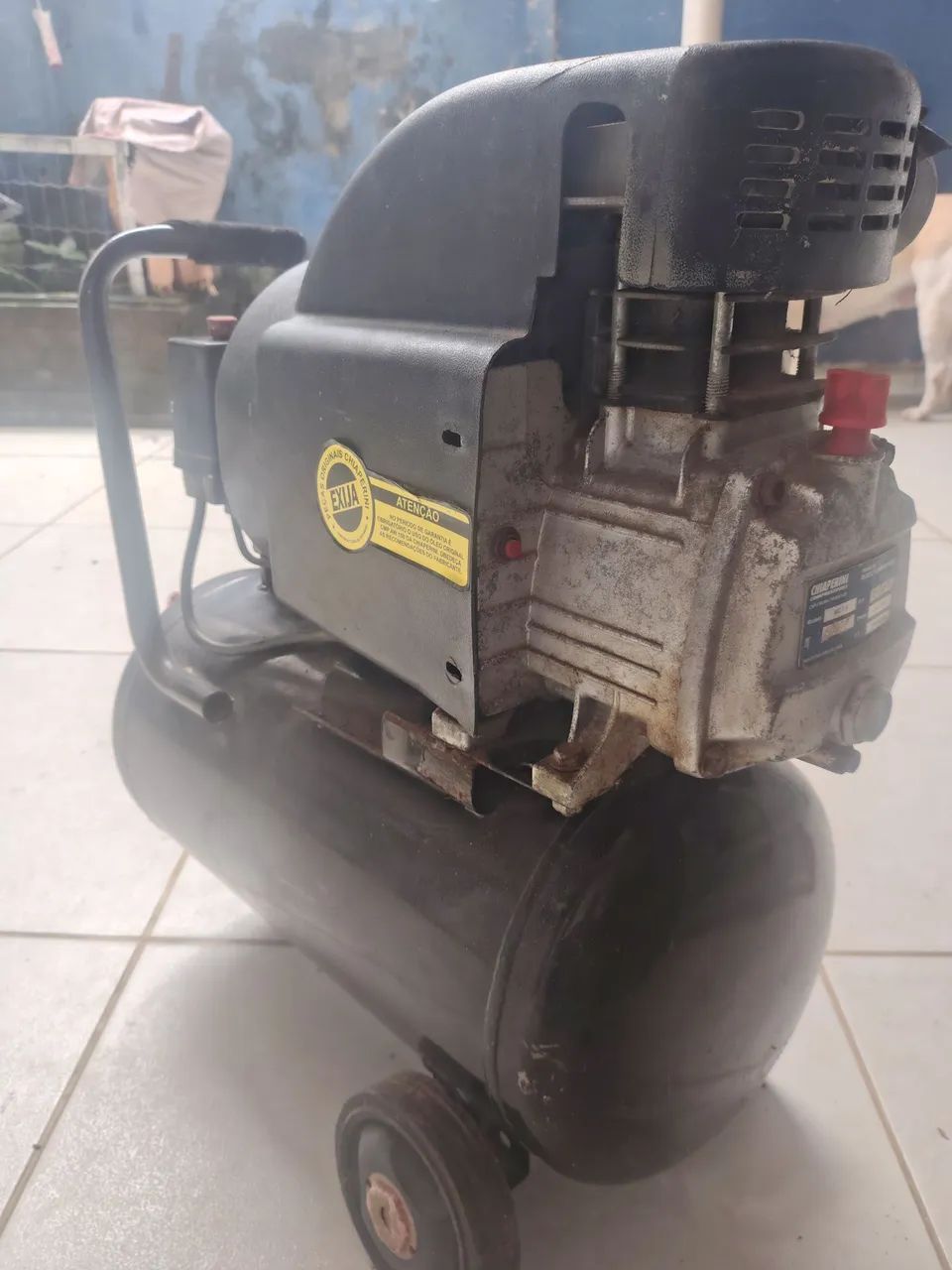 Moto compressor de ar . Funcionado normalmente  - Foto 2