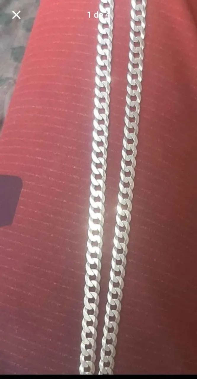 Vendo prata 925 7mm com pingente  - Foto 3