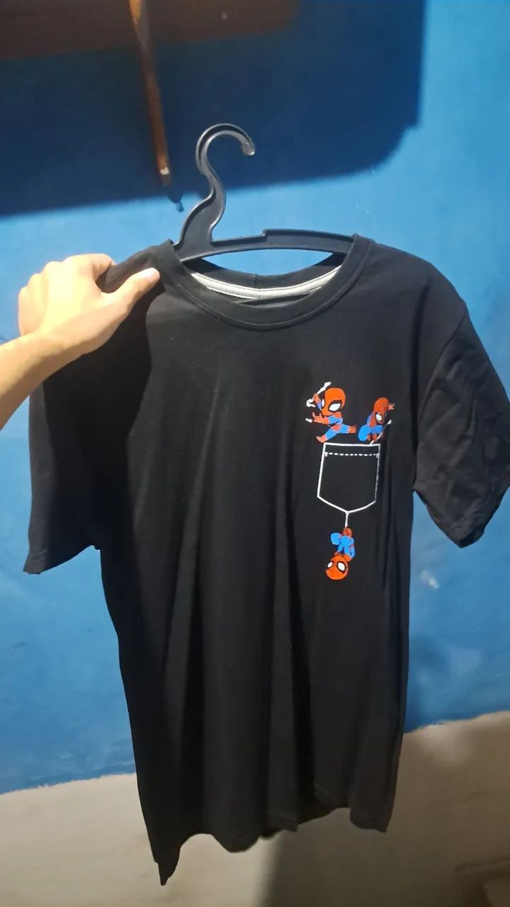 camisa homem aranha