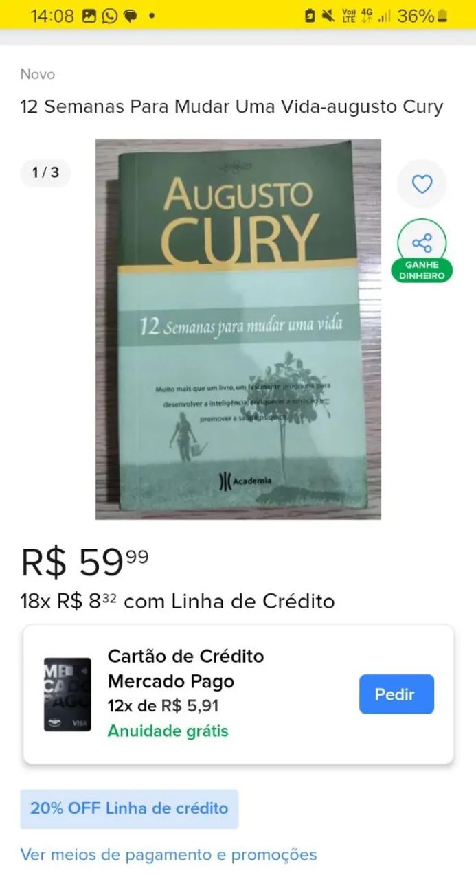 Augusto Cury (Coleç ão) - Foto 2