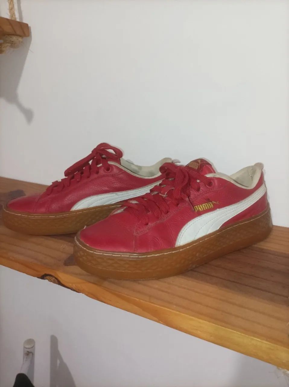 Tênis Puma Vermelho 36 - Foto 4