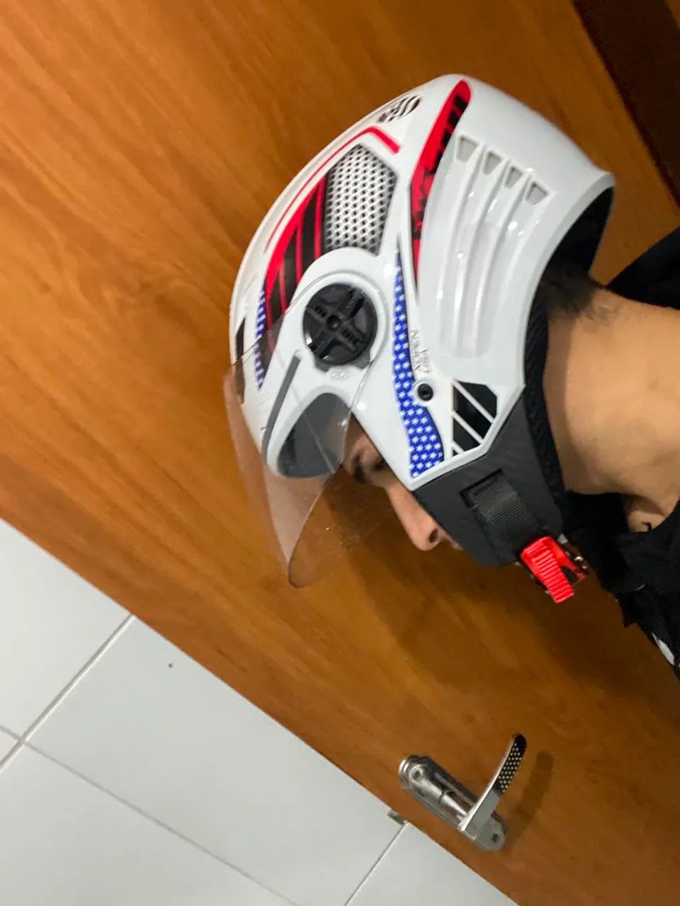Capacete Fw3 aberto  - Foto 4