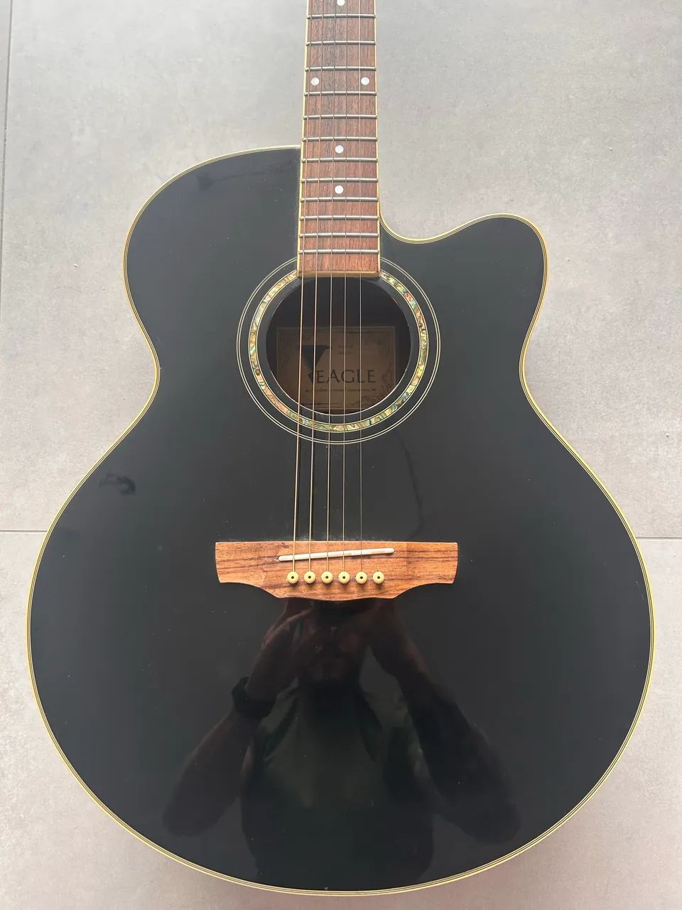 Violão Folk Eagle CH70 - Acompanha Case  - Foto 2