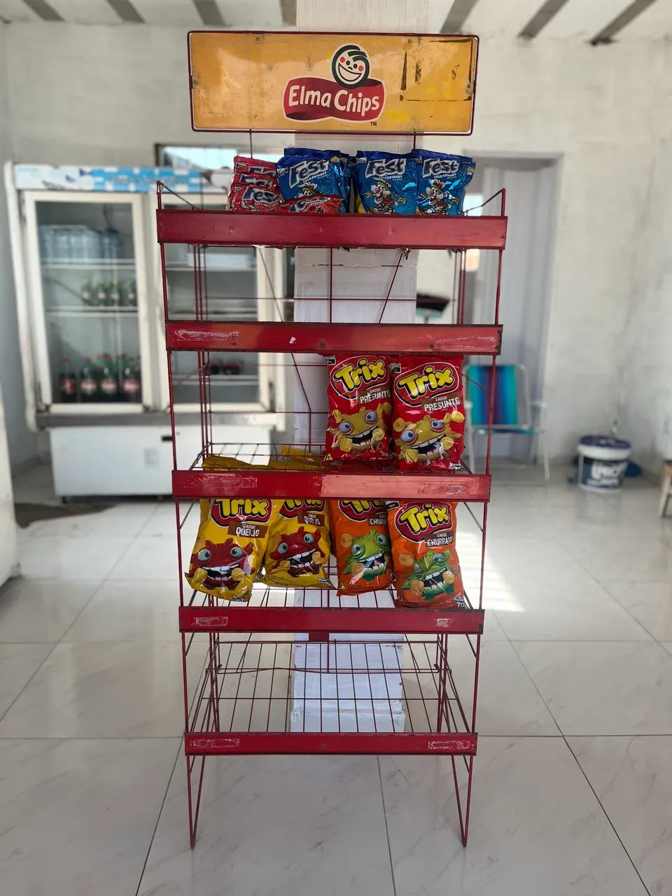 Expositor de pipoca 