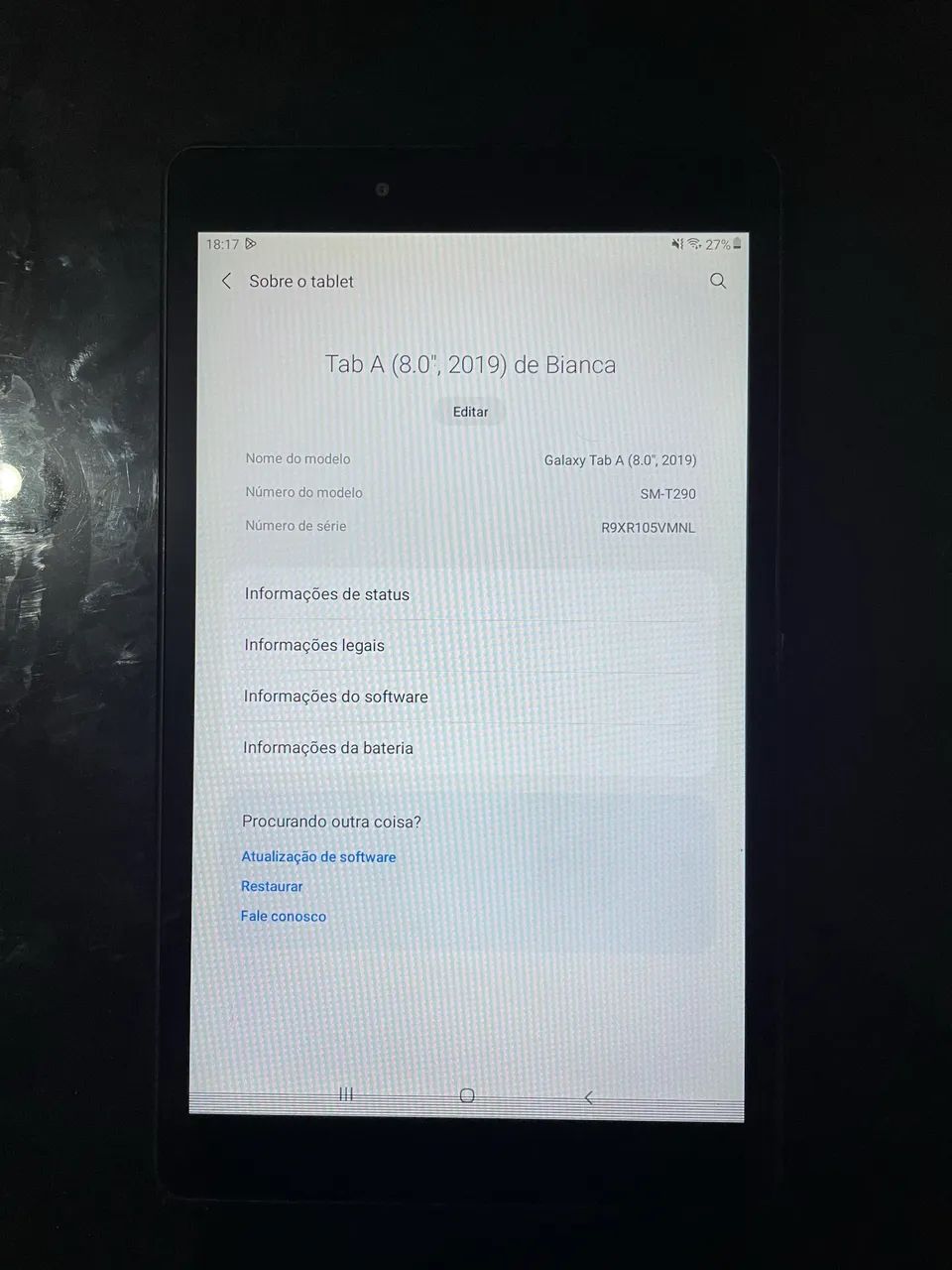 Galaxy tab A 8.0