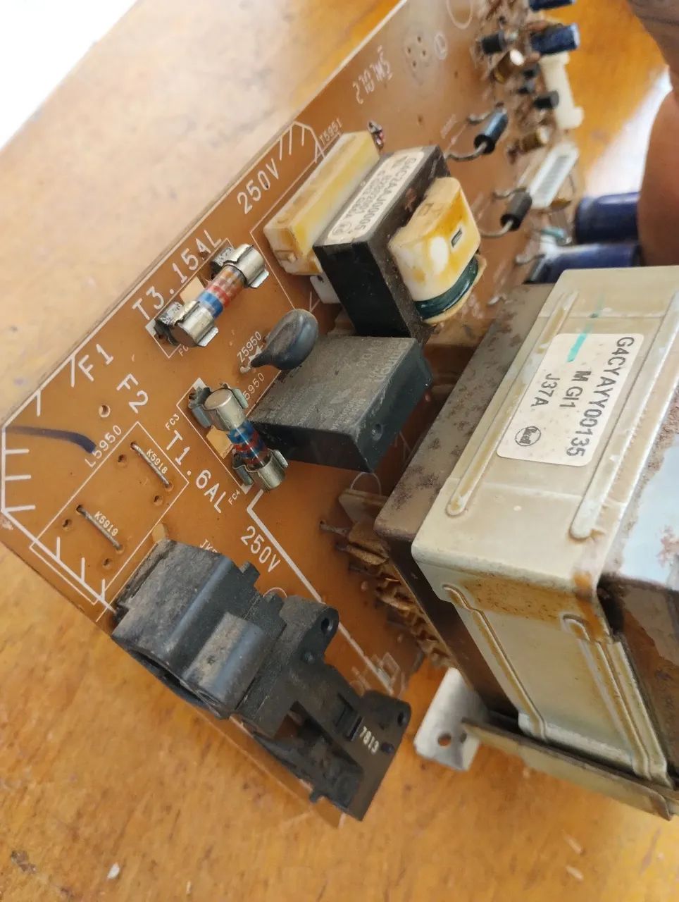 Placa Fonte E Transformador Micro System Panasonic RJBX0462L - Foto 2