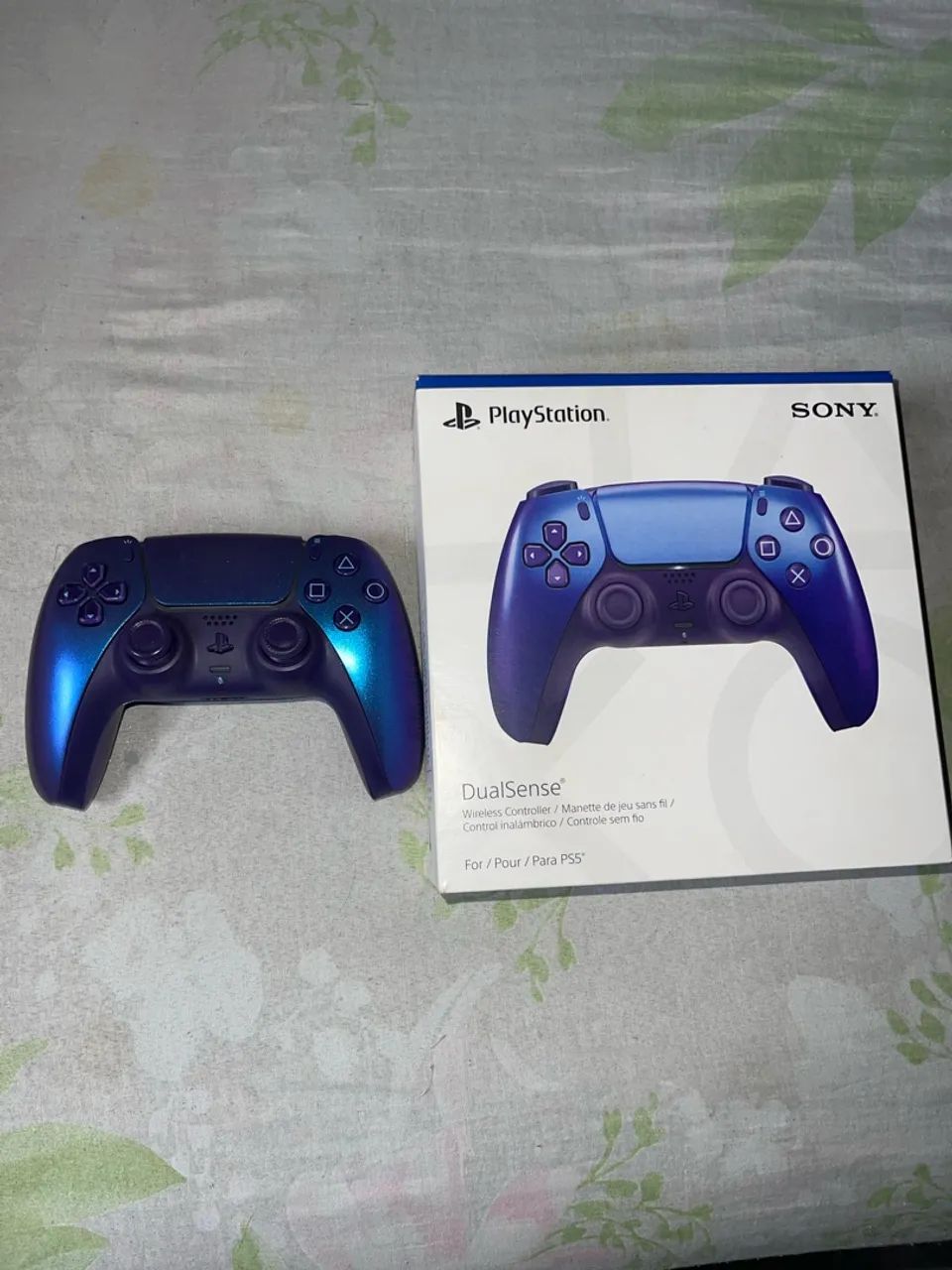 Controle dualsense roxo cromado 