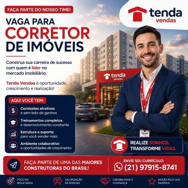 Vaga Para vendedor com ou sem experiência.