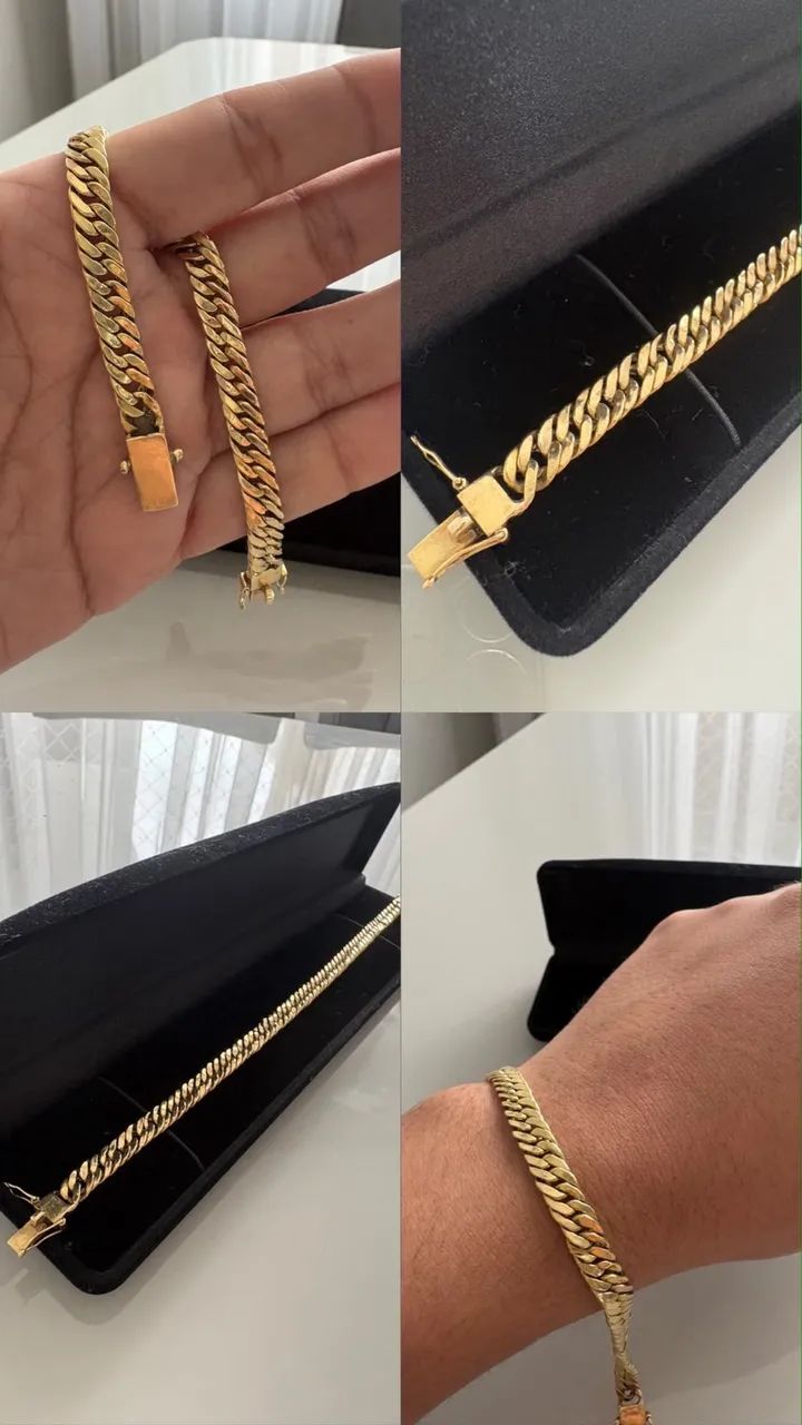 Pulseira ouro 18k - Foto 2