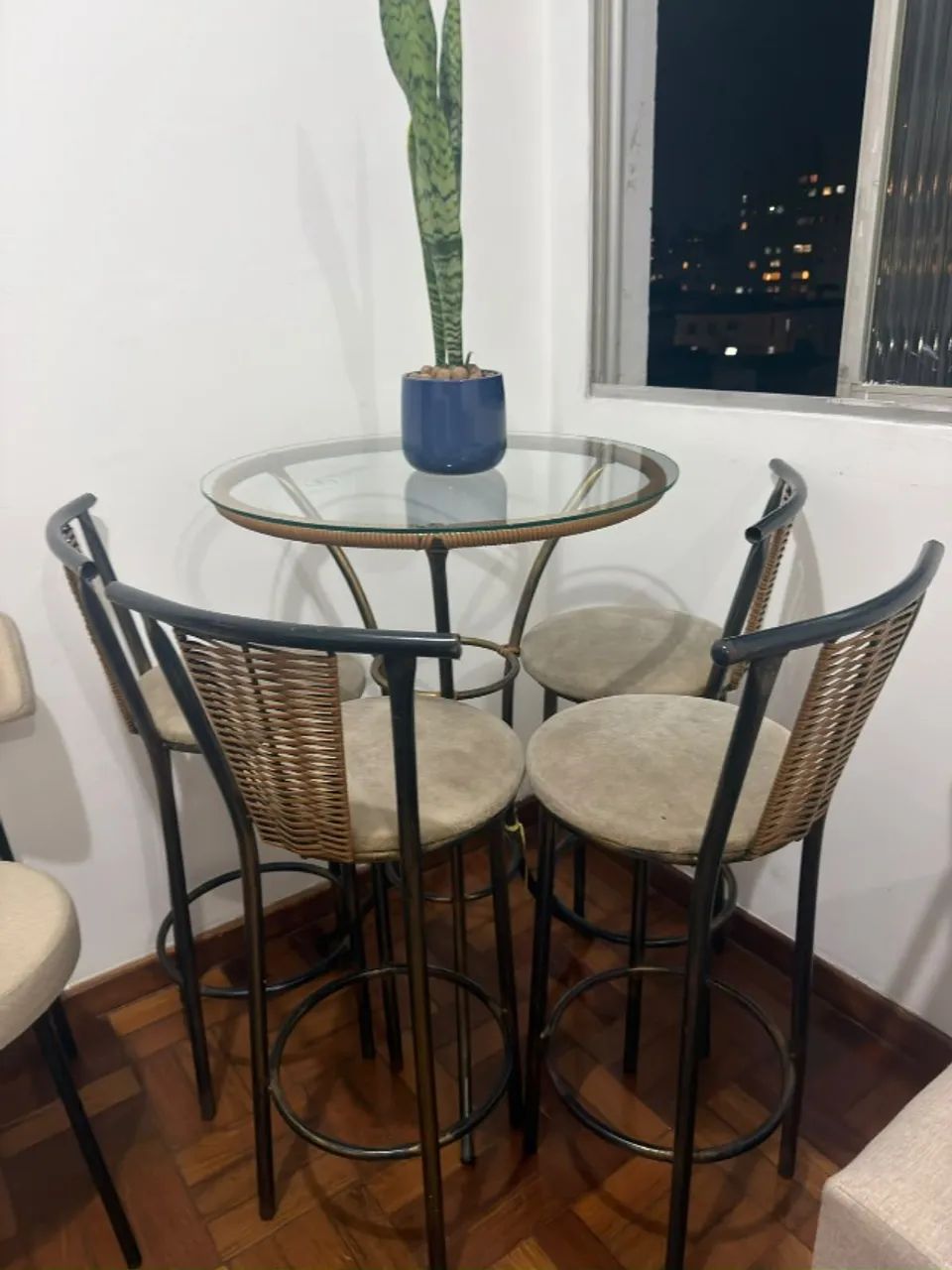 Mesinha de vidro redonda  - Foto 4