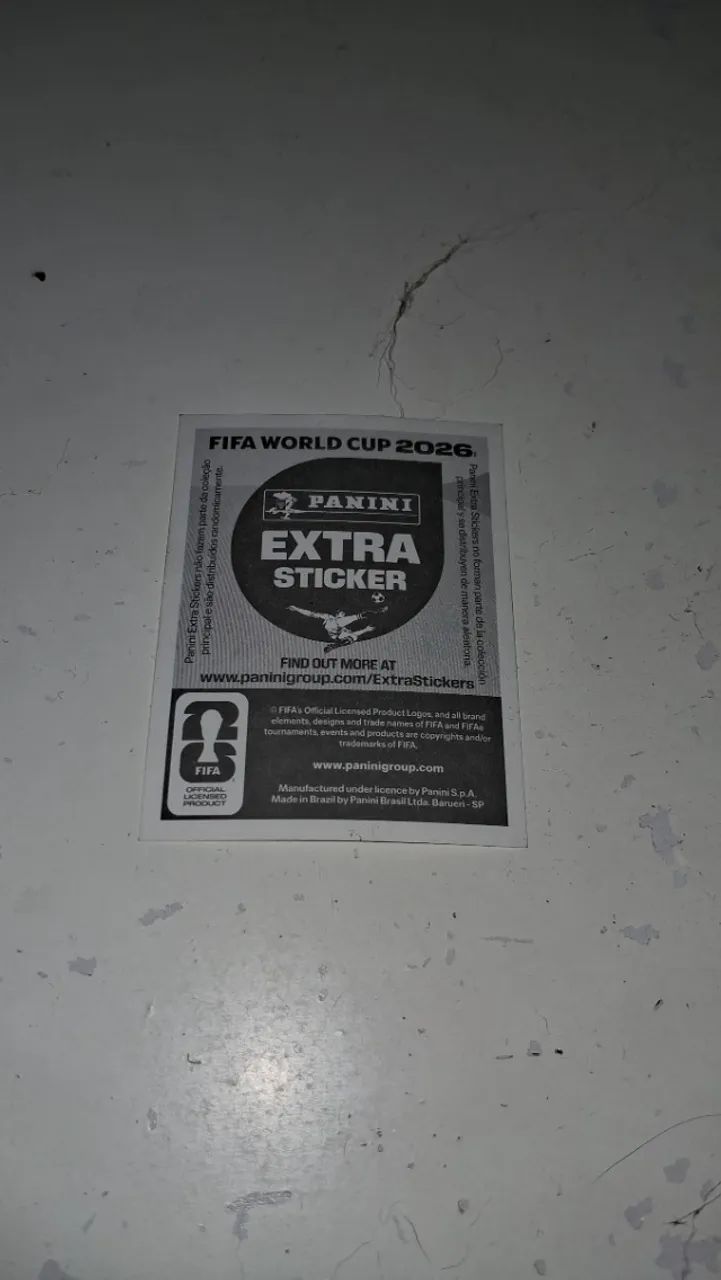 Figurinha Extra Legend Dourado / Jérémy Doku Copa 2026 - Foto 2
