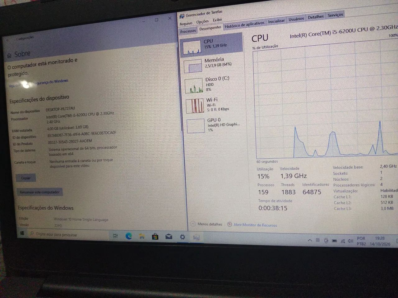 Notebook Positivo Intel i5-6200 + 4gb - Foto 3