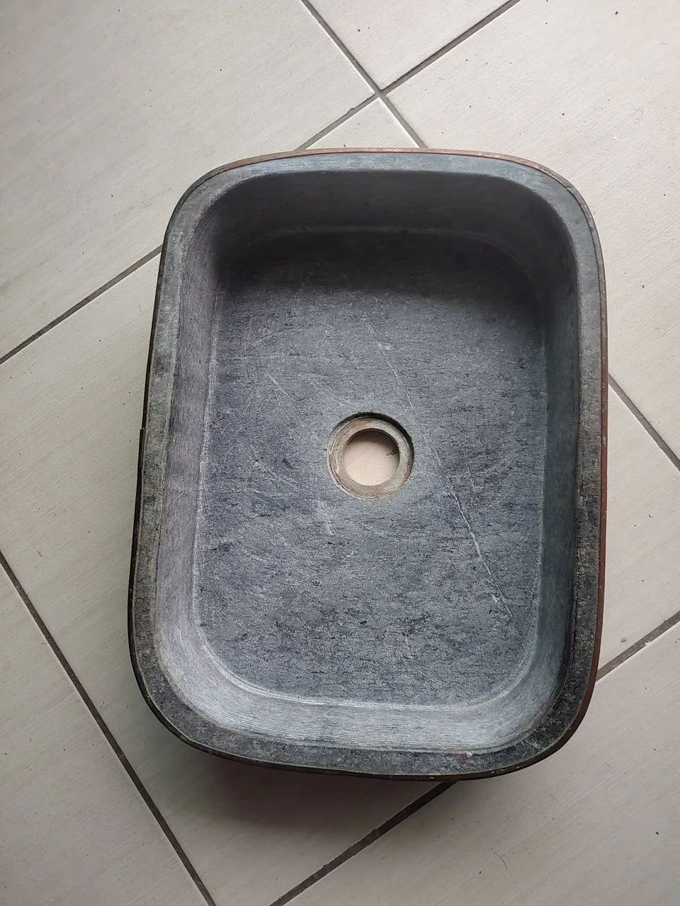 Cuba de lavabo pedra