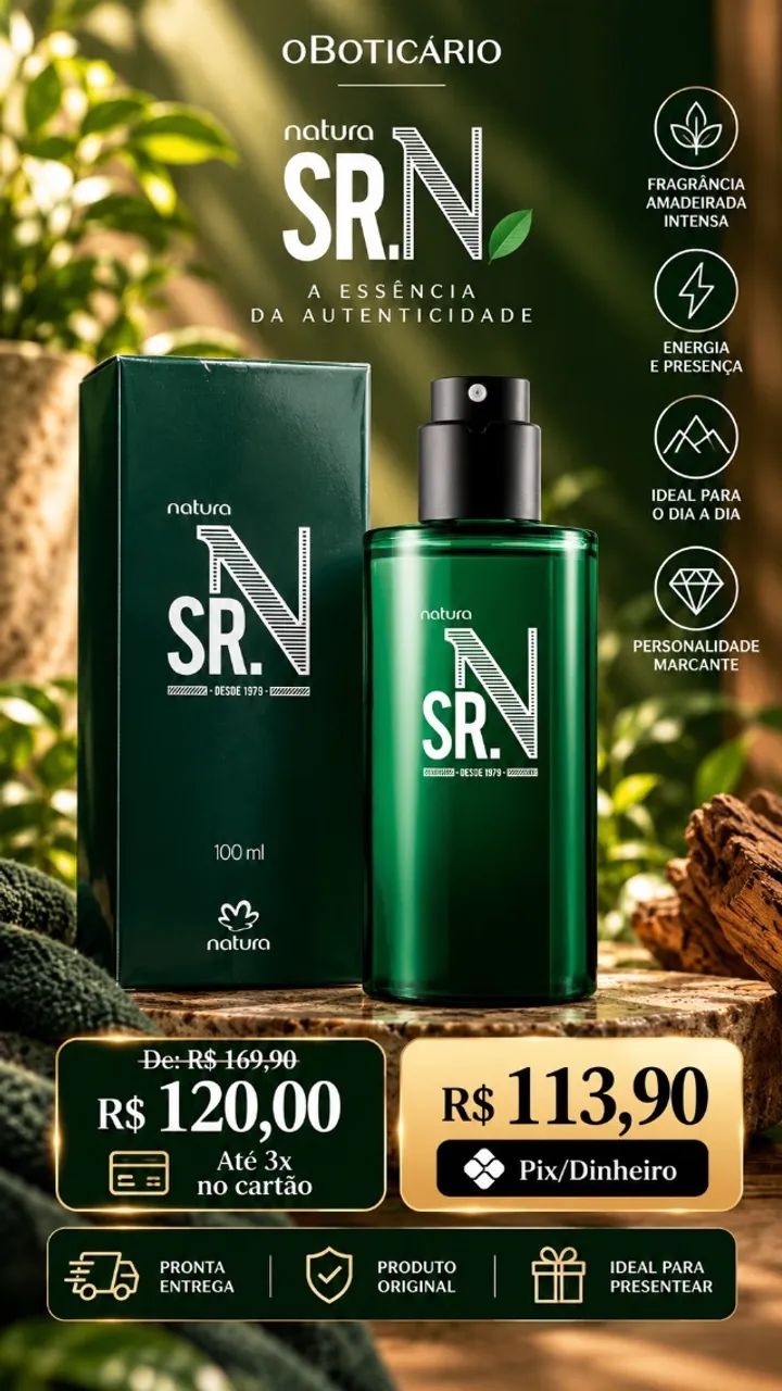 Perfume Sr. N Natura 100ml