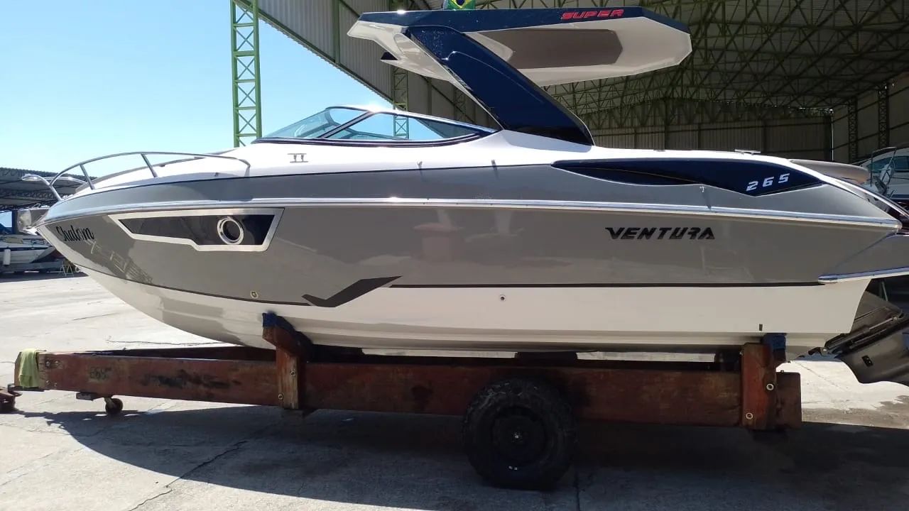 Lancha Ventura 265 40 horas motor volvo Penta - Foto 6