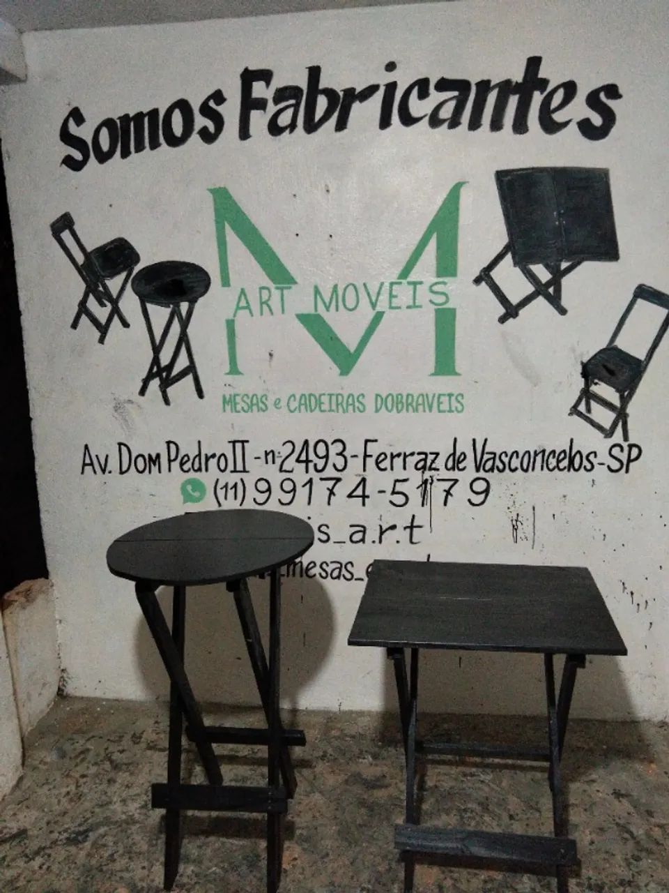 Mesas e cadeiras dobráveis  - Foto 4