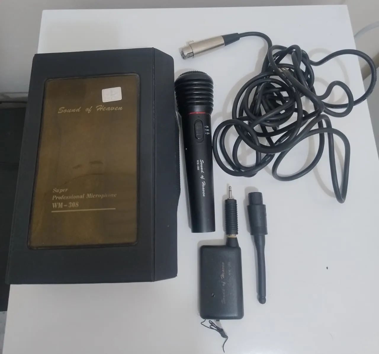 Microfone original em 308