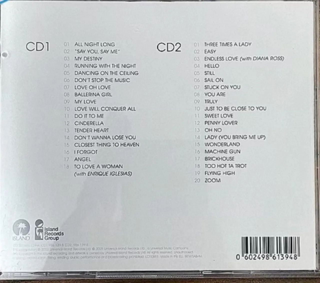 Cd Lionel Ritche & The Commodores - Definitive Collection  - Foto 2