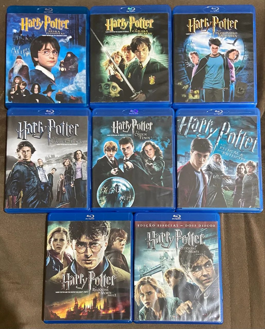 Coleção completa de Harry Potter em Bluray