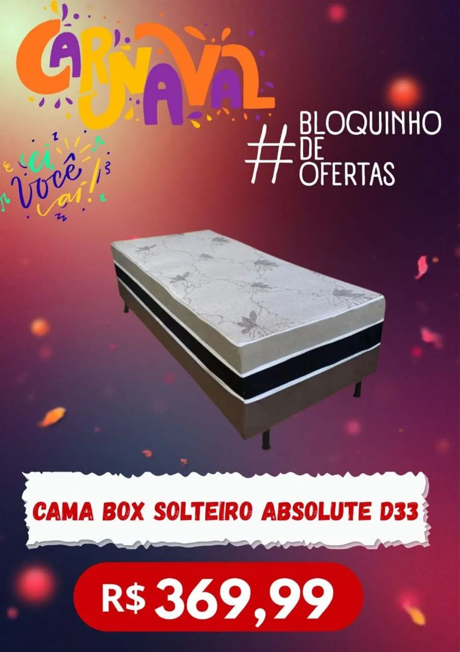 Cama box solteiro Absolut d33
