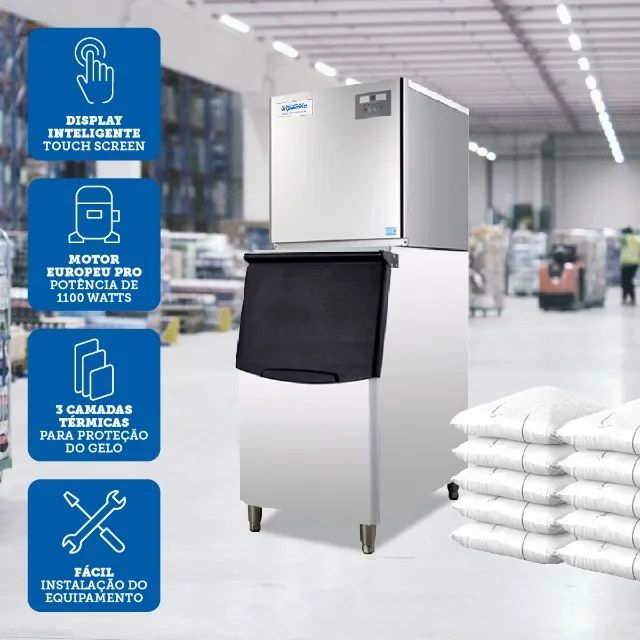 Máquina de Gelo Cubo TH320 - Até 150 Kg/dia