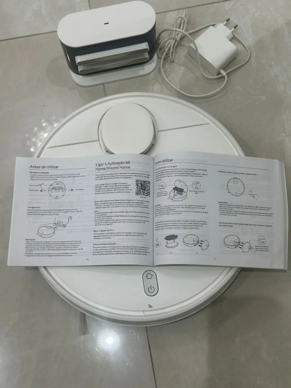 Robô Aspirador Xiaomi Robot Vacuum S10 Branco - Semi Novo