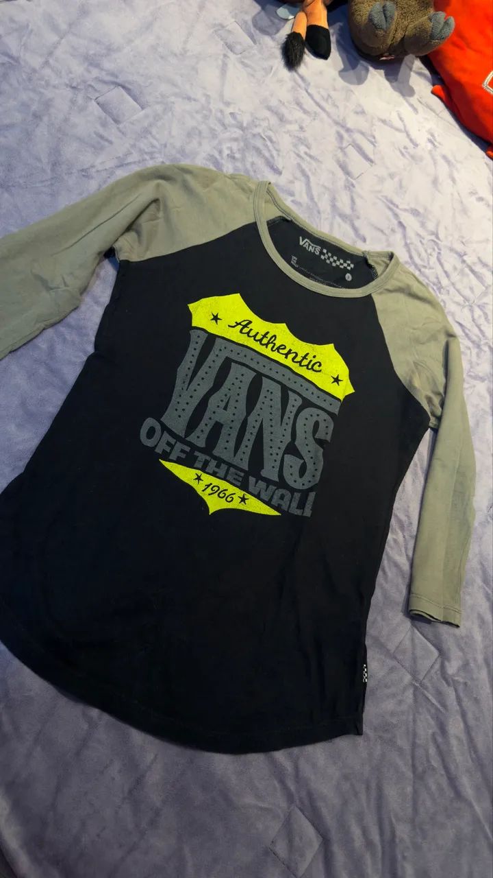 Camisa 3/4 Vans, Tamanho P (original) 