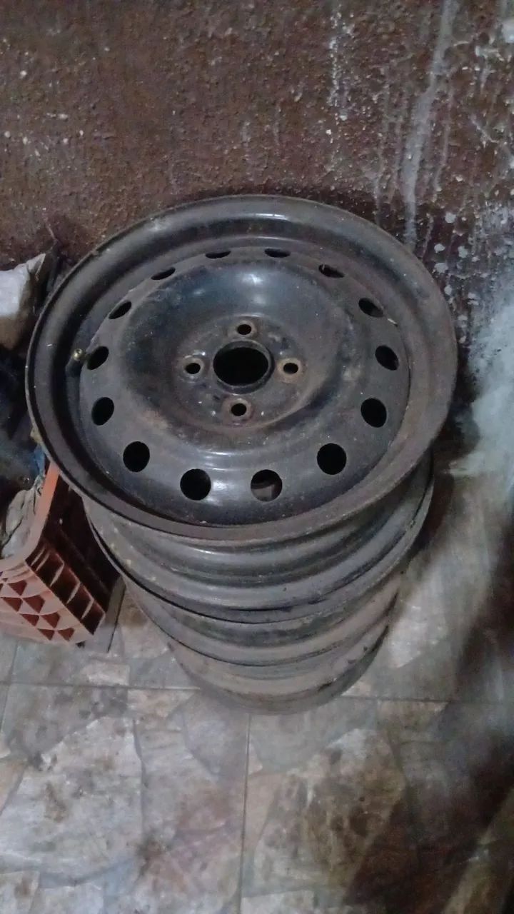 Jogo de  Rodas de Ferro Aro 14