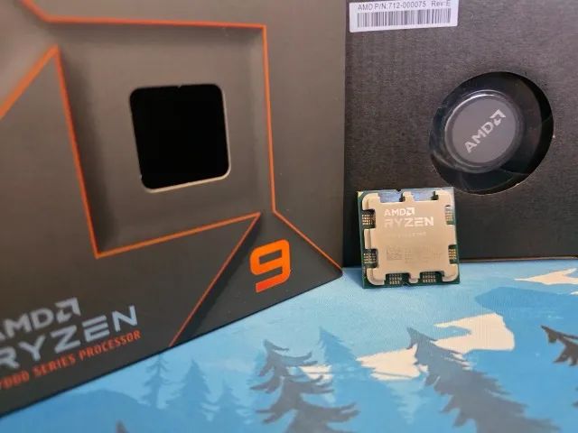 Processador CPU AMD Ryzen 9 7900 + Air Cooler Original - Completo na Caixa - Perfeito - Foto 2