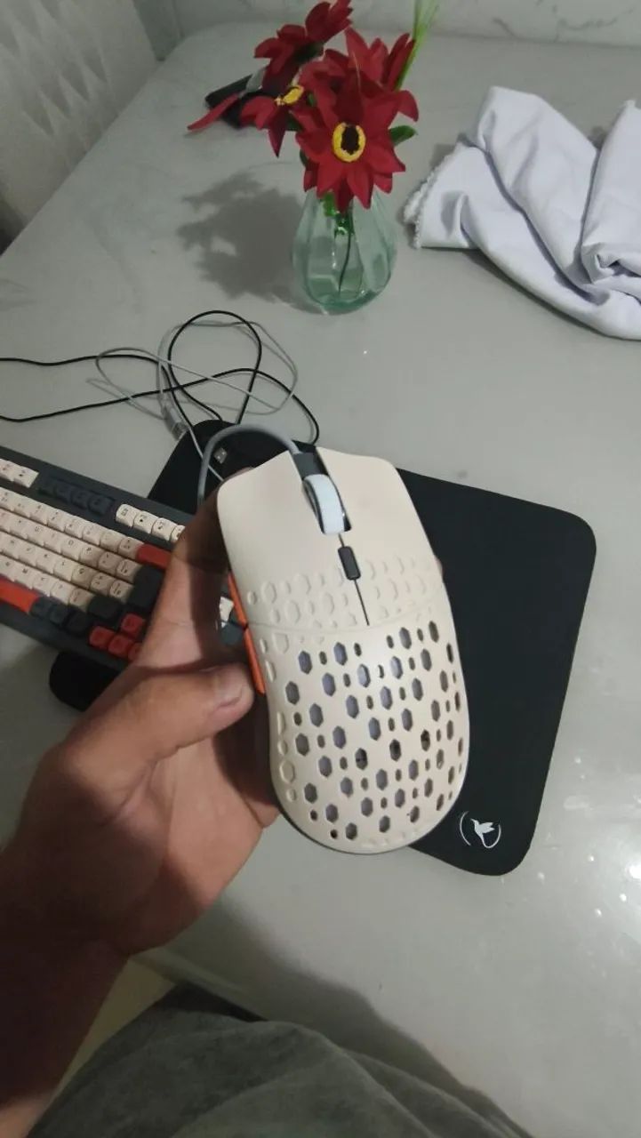 Kit completo mause, teclado e mouse pad - Foto 4